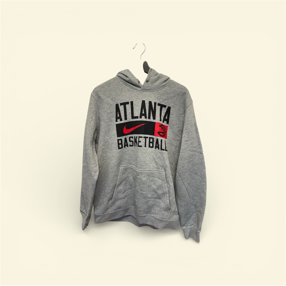 Nike / NBA - Gray Atlanta Hawks Basketball Hoodie